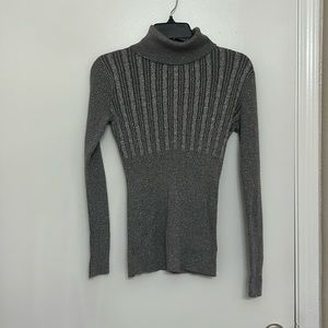 New York & Company Sparkly Longsleeve Turtle Neck Sweater